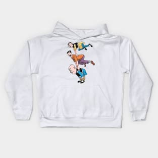 Old Master Q and Friends Kids Hoodie